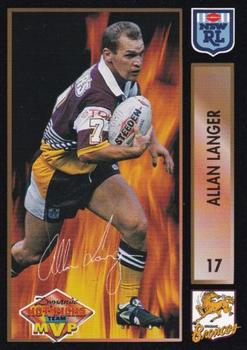 1994 Dynamic Rugby League Series 1 #17 Allan Langer Front
